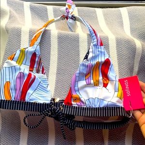 *NWT* Salinas bikini top Small